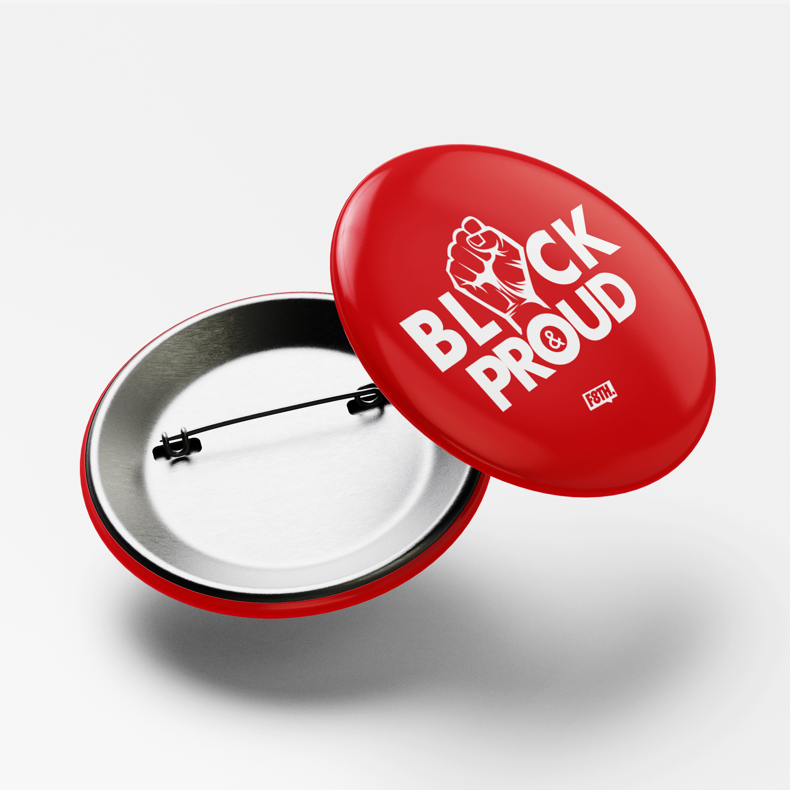 F8TH | Black & Proud Buttons
